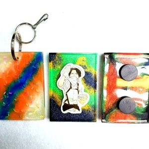 Attack On Titan Captain Levi Keychain or Fridge Magnet "Your Choice"